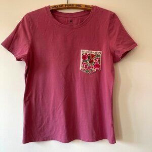 Tag Pink Cotton Secret Garden Tee